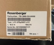 FB-L98B-035-50000 Rosenberger Ruggedized Single Mode Fiber Jumper 50M picture