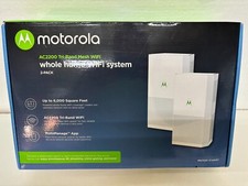 Motorola Whole Home Mesh WiFi System AC2200 Tri-Band WiFi 2-Pack - NEW picture