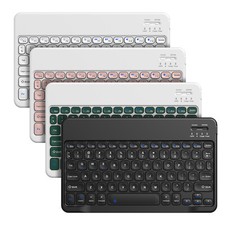 Smart Wireless Bluetooth Keyboard LED Rechargeable For Computer Taptop Macbook picture