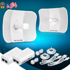 Wireless Bridge LBE-5AC-GEN2 PRE-CONFIGURED Bundle of 2 Ubiquiti LiteBeam 5AC picture