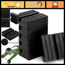 6 Pack Universal Floor Jack Rubber Pad - Anti-Slip Frame Adapter for Car Lift, 3 picture