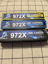 3pk Replacement 972X Ink Cartridges for HP Pagewide Pro 452dn 452dw~ New picture