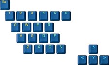 23 Key Gaming Rubber Keycap Set with Non-Slip Texture for Enhanced Performance picture