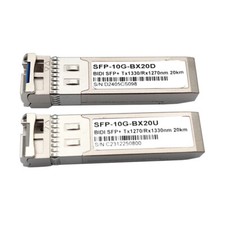 SFP+ 10G BiDi WDM SFP Module 10km 20km 40km 60km 80km LC compatible Cisco. lot picture