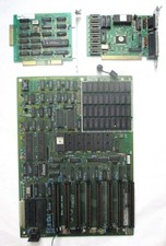 DTK PIM Turbo 8Mhz 39784 XT Motherboard & Display & Floppy Card WORKS Vintage PC picture