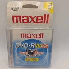 Maxell Dvd-RWDs Double sided 60min 2.8GB 2pack New picture