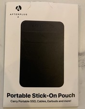 Afterplug Portable Stick-On Pouch Wallet Two-Pocket 5.1