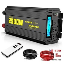 2500 Watt Modified Sine Wave Power Inverter, 12V DC to AC 110V/120V SY-12V-2500 picture