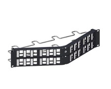 CommScope 48 port Angled Panel M2000A/2U- No Jacks. picture