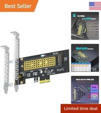 Efficient M.2 NVMe to PCIe X1 Adapter for SSDs - Lifetime Tech Support Included picture