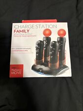 New 4 Port Family Charging Station PlayStation 3 4 Move Controller picture