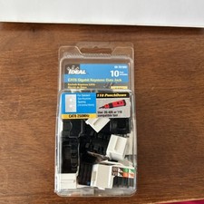 Ideal 89-761WH CAT6 Keystone Modular Jack White 10/Clam Fast Shipping picture