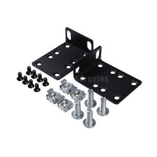 1Pair Rack Mount Bracket Kit Ears for Cisco SG100-24 SG200-18 SG200-26 SG200-26P picture