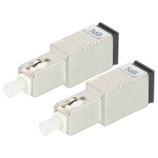 2Pcs Fiber Optic Attenuator 5dB SC/UPC Single Mode Male-Female Fiber Attenuator picture