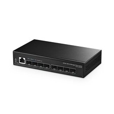 Binardat 8 Port 10 Gigabit SFP+ Managed Switch, Support 1G/10G SFP+ Module, 1... picture
