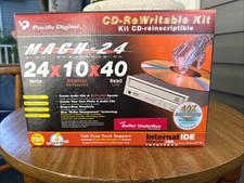 Pacific Digital MACH-24 Internal IDE CD-RW Drive Kit 24x10x40 NOS picture