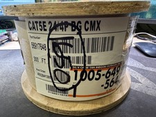 Cat5e 300FT Shielded 24/4 BG CMX Ethernet Cable 24AWG SOUTHWIRE SIGNAL picture