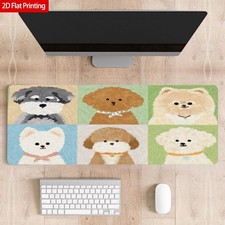 2D Foldable Large Desk Mat Animal Print Rubber Desk Mat for Office Home Work S picture