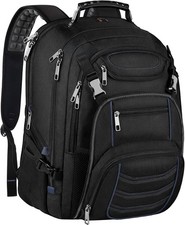 18.4 Inch Laptop Backpack Extra Large Travel Backpack with USB Charger Port picture