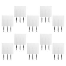 Reusable 6 Pin Pcie Connector White Plastic Alloy Power Socket for Electronics picture