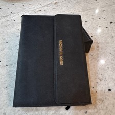 Michael Kors Black Leather Case for iPad Mini with Card Slots & Stand picture