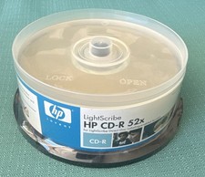 Boxed HP 52x LightScribe 700MB 80-Minute CD-R Media - 25 Pack picture