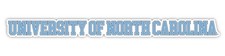UNC Tar Heels College Text Vinyl Decal – White, Clear and Holo picture