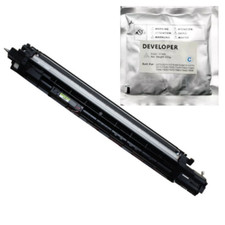 Cyan Developer Unit For Xerox 7970 7845 7835 7545 7535 8030 8035 8045 8055 8070 picture