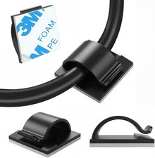 30Pcs Self-Adhesive Cable Clips Wire Management Holder Clamp for Car Office Home picture