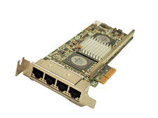 Cisco Broadcom BCM95709A0906G PCI-E 4-Port GBit Network Card Low Profile N12075 picture