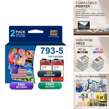 SL-793-5 Red Ink Cartridge 2 Pack for Pitney Bowes P700 DM100 DM100i DM125i picture