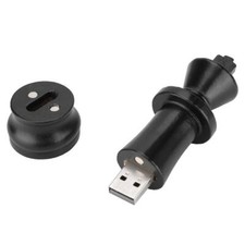 Black Wooden Chess Data Storage USB 2.0 Flash Drive U Memory Disk USB1.1 16GB picture