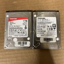 LOT Of (2) Toshiba 1TB Laptop 2.5