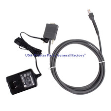 6FT RS232 Serial Cable & AC Power Adapter Fit For Motorola Symbol LS2208 Scanner picture