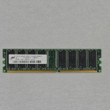 Micron 256MB DDR SDRAM DIMM PC2100U-25330-Z 184-Pin CL2.5 MT8VDDT3264AG-265C4 picture