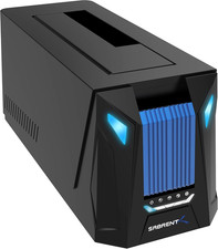 USB C Docking Station for M.2 Pcie/Nvme and SATA 2.5/3.5 Inch SSD & HDD with Off picture