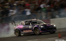 Cars drifting racer mazda rx 8 racing Desk Mat Stitched picture