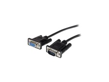 StarTech.com 1m Black Straight Through DB9 RS232 Serial Cable - M/F picture