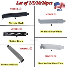 PCI Slot Cover Hard Steel Mesh Dust Filter Blanking Plate Desktop PC GPU Shield picture