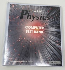1992 Heath Physics Computer Test Bank Archive Apple IBM Tandy Floppy Disk Vtg picture