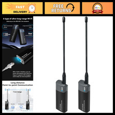 Wireless Point to Point Outdoor WiFi Bridge, AP+STA Pair Set, Long Range Connect picture