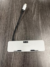 Satechi USB-C Aluminum Monitor Stand Clamp Hub Mac iMac Card Reader USB 3.0 picture