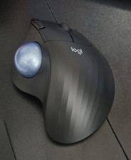 Ergo M575S Wireless Bluetooth Trackball Mouse - Graphite Blue Ball picture