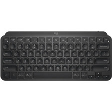 Mini Wireless Bluetooth Keyboard Compact Rechargeable Illuminated Keys Black picture