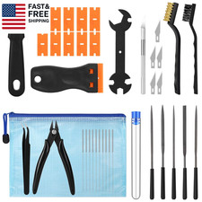 38PCS 3D Printer Tools, 3D Printer Tool Kit with Nozzle Cleaner, Scraper, Files, picture