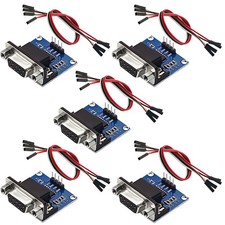 RS232 to TTL Converter Module 5 PCS MAX3232 3.3V to 5V COM Serial Board picture