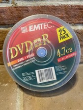 Brand New 25 Pack Emtec DVD+R 4.7 GB Discs picture