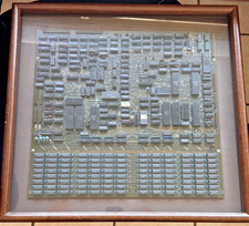 Vintage 1980 Altos ACS 8000-7 Z80 Computer Circuit Board Framed Rare Display picture