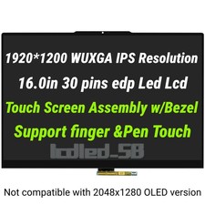 5D10S40096 For Lenovo Lcd 16 Touch Screen Assembly Ideapad 16Ahp9 picture