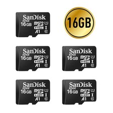 SanDisk EDGE 16GB microSDHC, Class10, U1, A1, UHS-I Memory Card, 5-Pack (M.Ref.) picture